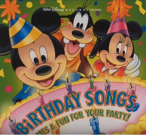 Disney birthday singing cards